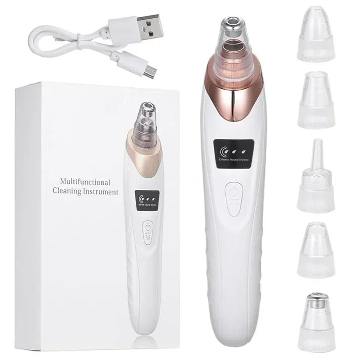 Pore cleaner kit with multiple suction heads