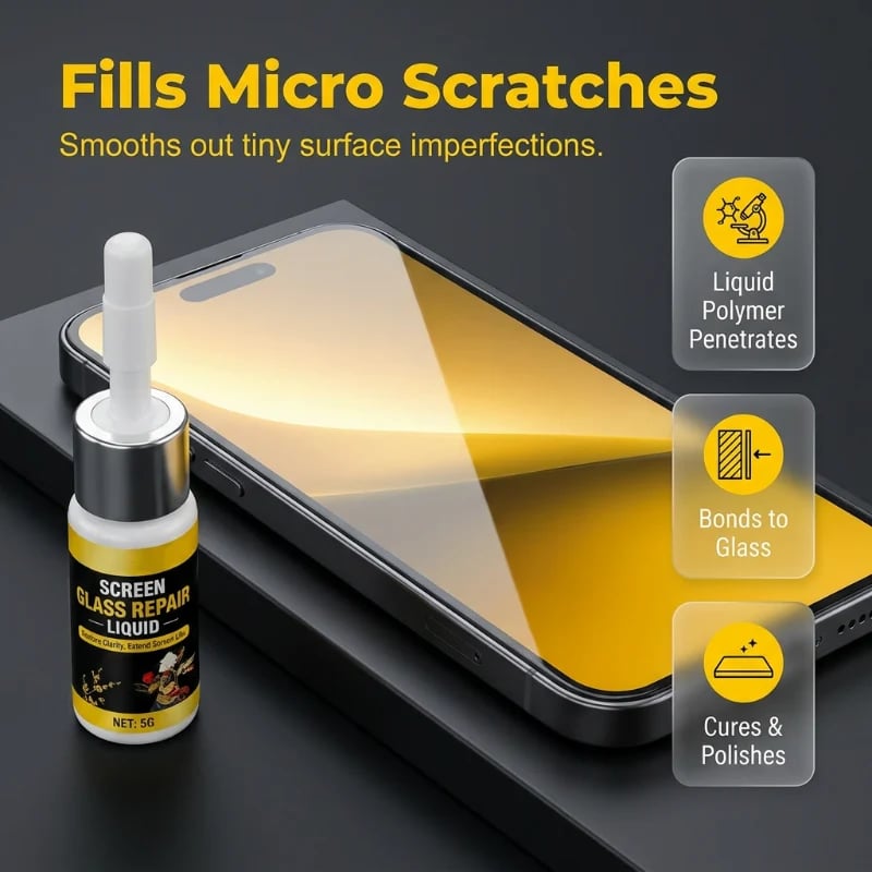 Screen surface touch-up process